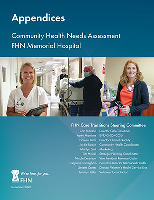 2022 FHN Community Health Needs Assessment Appendices